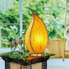 Outdoor Indoor Leaflet Lamp Orange