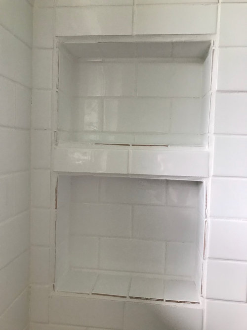 Tiled Shower Niche, Tiled Shower Recess
