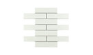 SomerTile Victorian Soho Subway Porcelain Floor and Wall Tile, Matte White, 1, M