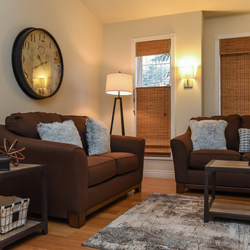 Vacant Home Staging - In a Hot Market - Living room