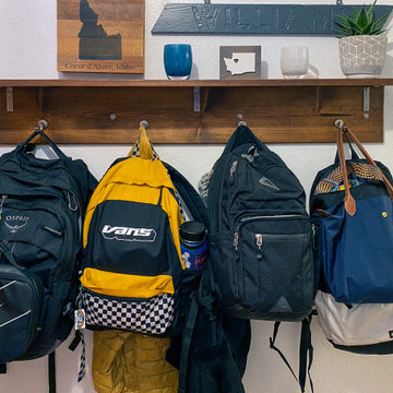 Coat/BackPack Rack Shelf