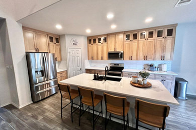 Kitchen - cottage kitchen idea in Austin