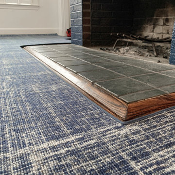 Custom Cut to fit Fireplace Area Rug