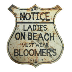 Notice Ladies On Beach - Products