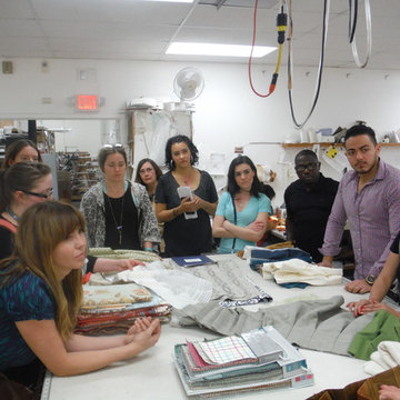 In the workroom...