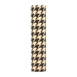 Houndstooth Dark Chocolate Paper Candle Covers - Products