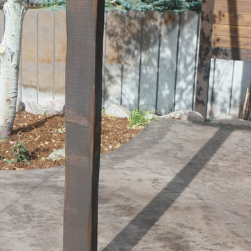 deck fix and Tongue and groove wall pergola