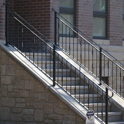 Entrance stairs iron railing - Products