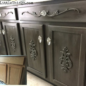 Upgraded Vanity with Paint