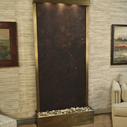 Tranquil River Floor Fountain - Rear Mounted - Indoor Fountains