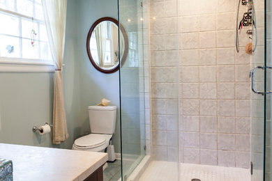 Example of a transitional bathroom design in San Luis Obispo