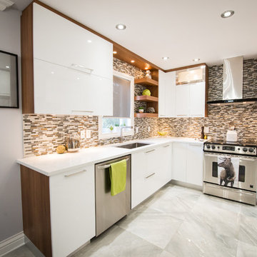 Cuisine Beaujoly - Design de cuisine - Petite contemporaine