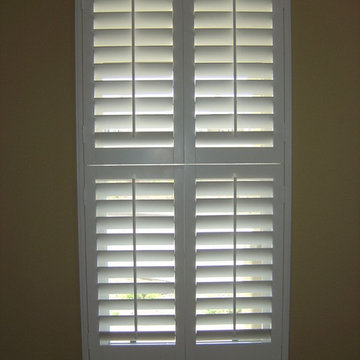 Cafe Style Plantation Shutters - Closed View
