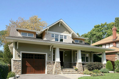 Arts and crafts exterior home photo in Toronto