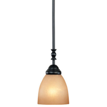 Designers Fountain 94030 Apollo 5"W 1 Light Mini Pendant - Oil Rubbed Bronze