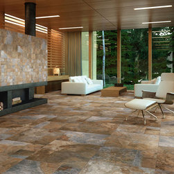 Sintesi Newslate Living Room - Wall And Floor Tile