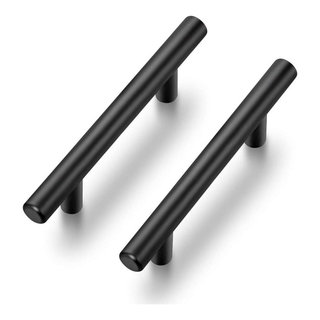 5'' Cabinet Pulls Matte Black pack of 3 - Transitional - Cabinet And Drawer  Knobs - by Imtinanz, LLC