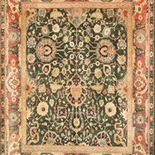 Pasargad Agra Collection Hand-Knotted Lamb's Wool Area Rug, 9'2"x12'9"