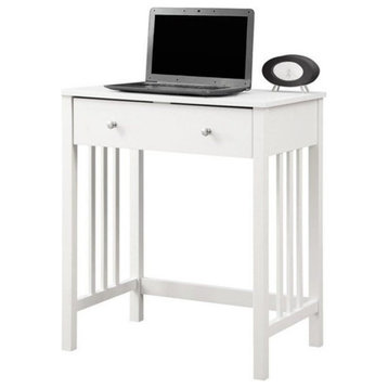 Convenience Concepts Designs2Go 26" Mission Desk in White Wood Finish