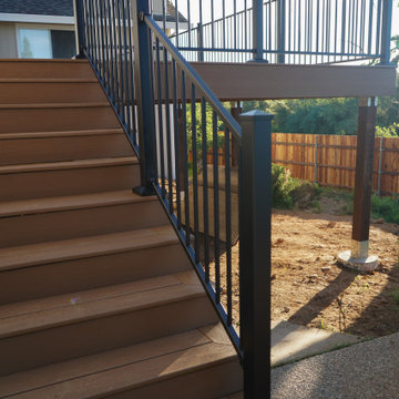 Custom Trex Composite Deck Built From Scratch – El Dorado Hills, CA