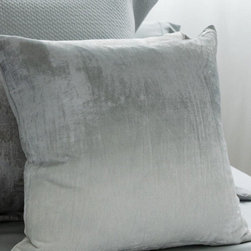 Dip-Dye Velvet Cushion Seaglass - Decorative Pillows