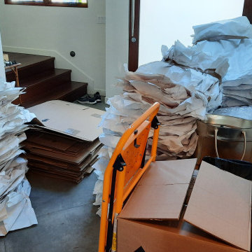 End of Day - Unpacking Kitchens is One of our Specialties