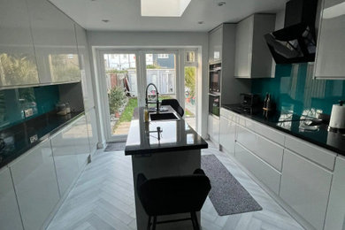 Design ideas for a kitchen in Surrey.