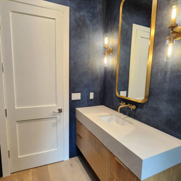 Tuscany plaster on walls and ceilings