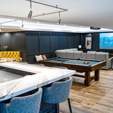 Basement rec room