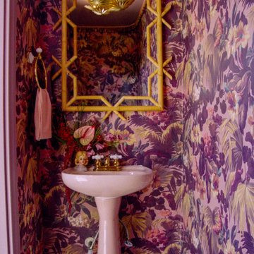 Mid-Century Glam Bathrooms