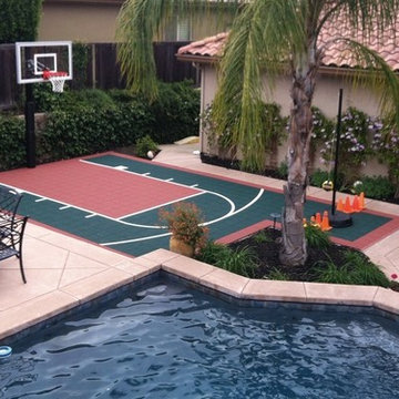 SnapSports® - Kids Size Backyard Basketball Court