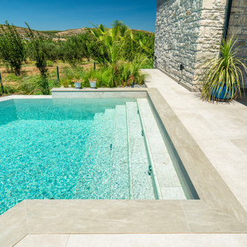 Antique Beige Porcelain Tiles -Urla,İzmir Villa