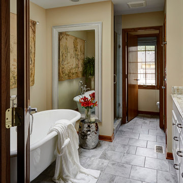 Colonial Master Bath Gets Classic Makeover