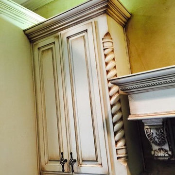 Distressed Kitchen Cabinets