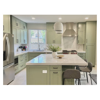 186 – Tustin – Modern transitional Kitchen Remodel - Transitional ...