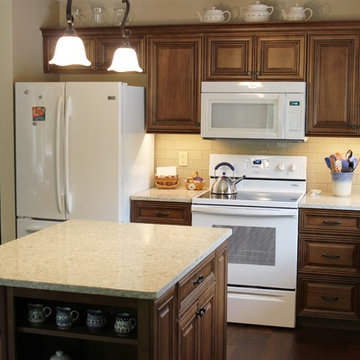 Moline, IL- Wall Removed To Make Room For an Island