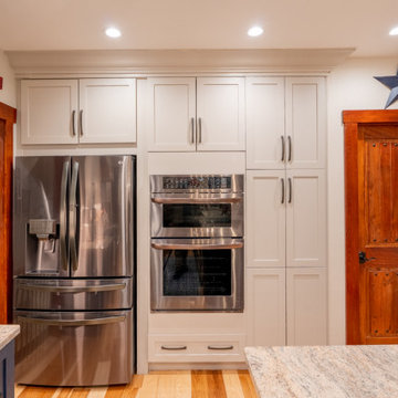 Agreeable Gray and Brizio Blue Kitchen