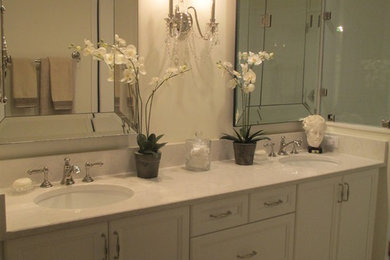Transitional Kitchen and Bath - Ultracraft Cabinetry - Charlotte door - White
