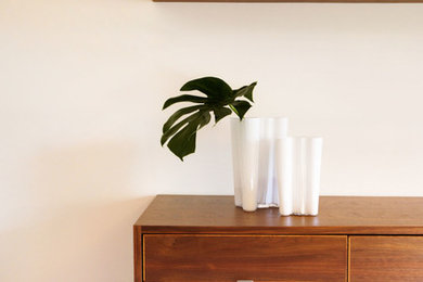Home design - mid-century modern home design idea in Vancouver