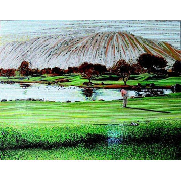The Golf Court, Mosaic Wall Art 157"x118"