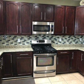 Kitchen Cabinet Re-stain