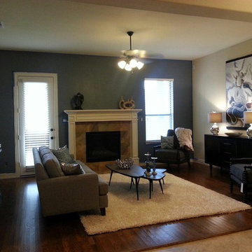 Client's new living room