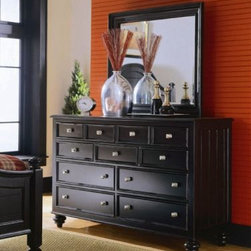 American Drew 919-220 Dressing Chest Camden - Black - Dressers