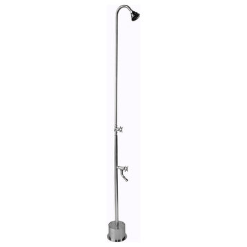 Free Standing Shower with Hose Bibb