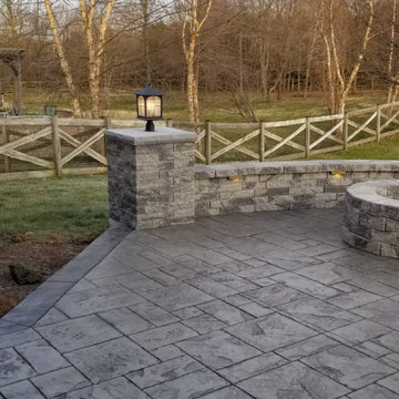 Stamped concrete patio 0019
