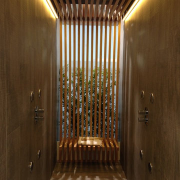 Visiting exhibition kitchens in Porcelanosa