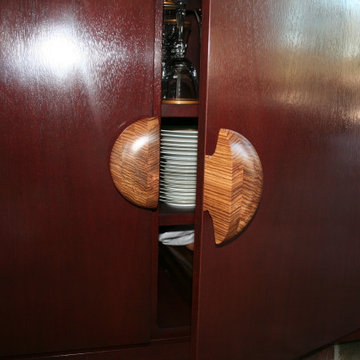 Custom Handcrafted Furniture, Wenge Wood, Tables, Bed and Nightstands