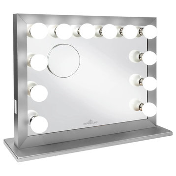 Starlight Plus Vanity Mirror, Silver, Non-Bluetooth