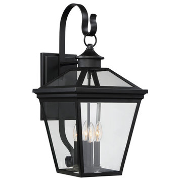 Ellijay 4-Light Outdoor Wall Lantern in Black (5-142-BK)