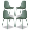 Poly and Bark Isla Chair, Pistachio Green, Set of 4